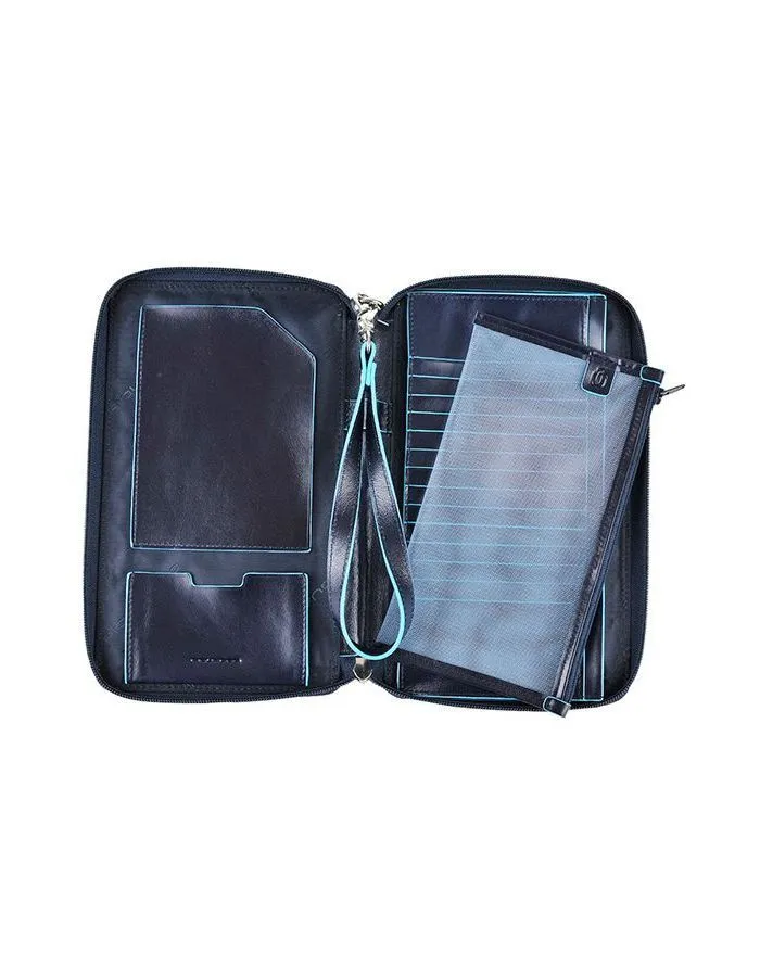 Мультипортмоне Piquadro Blue Square PP3246B2/BLU2 синий натур.кожа - фото 2