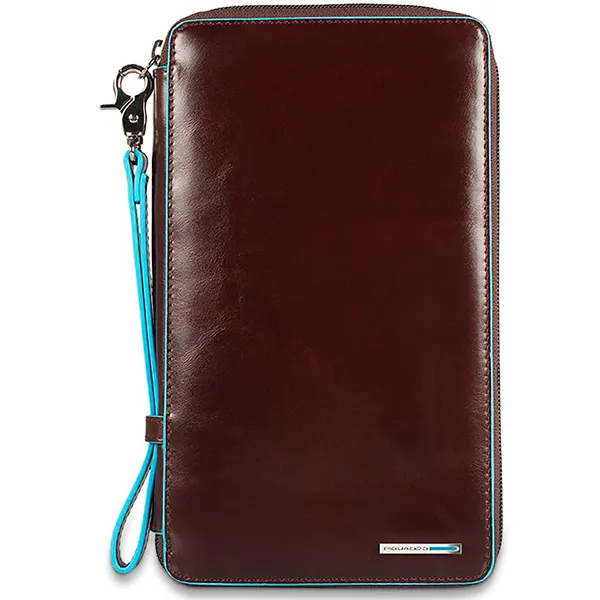 Мультипортмоне Piquadro Blue Square PP3246B2/MO коричневый натур.кожа - фото 1