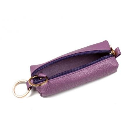 Ключница Zinger Classica CKZ-002-1, на молнии, цвет фиолетовый - фото 2
