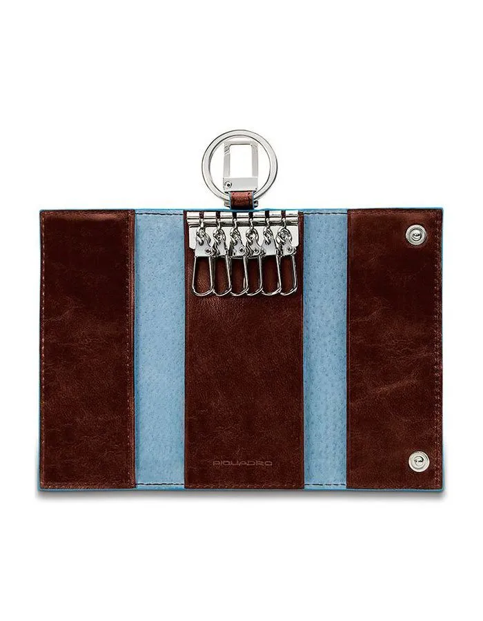 Ключница Piquadro Blue Square PC1397B2/MO коричневый - фото 3