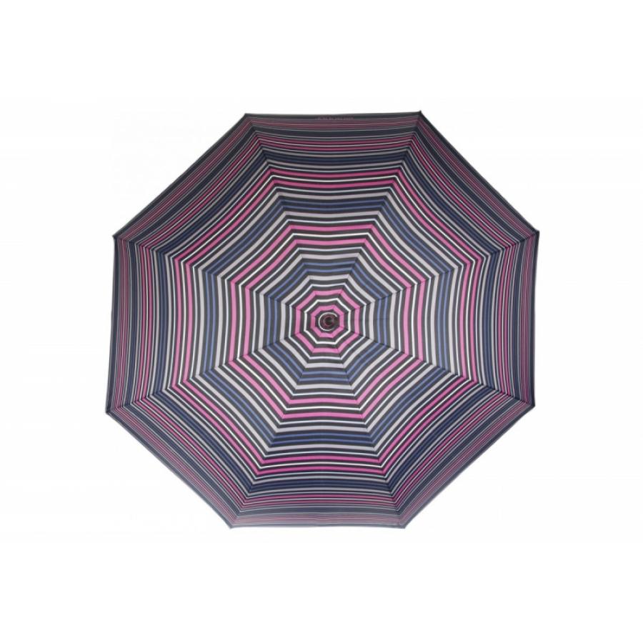 Зонт автоматический Isotoner, 3 сложения, Балтийская полоска, цвет полосатый