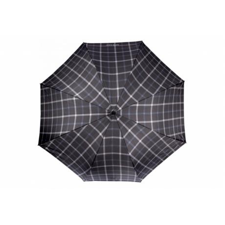 Зонт автоматический Isotoner X-tra Solide Carreaux Homme, суперпрочный, 3 сложения, Плитка крупная - фото 1