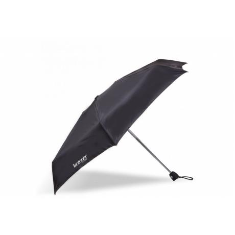 Зонт автоматический Isotoner Ultra Slim, суперкомпактный 4 сложения, черный - фото 2
