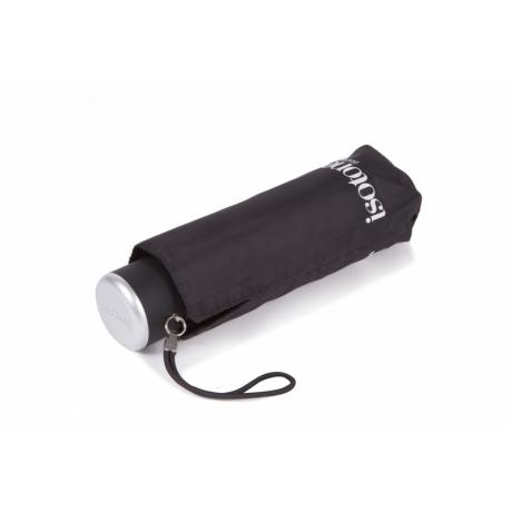 Зонт механический Isotoner Mini Slim Noir, ультра тонкий 5 сложений, Черный - фото 3
