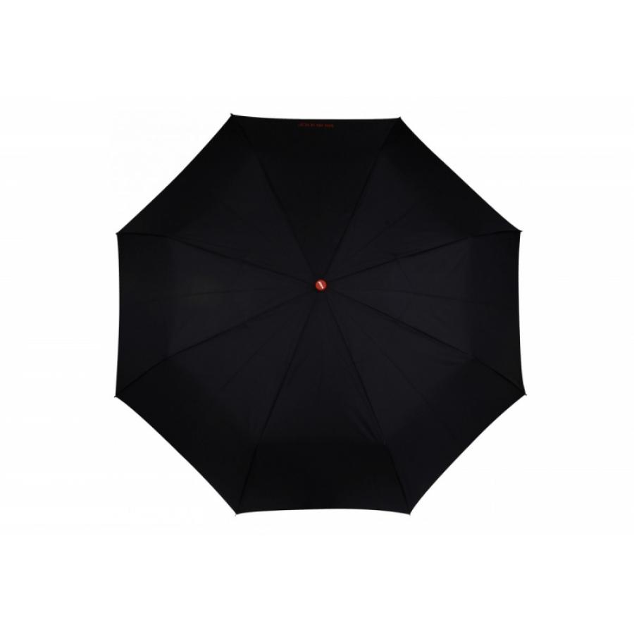 Зонт автоматический Isotoner X-tra Solide Noir, суперпрочный, 3 сложения, черный