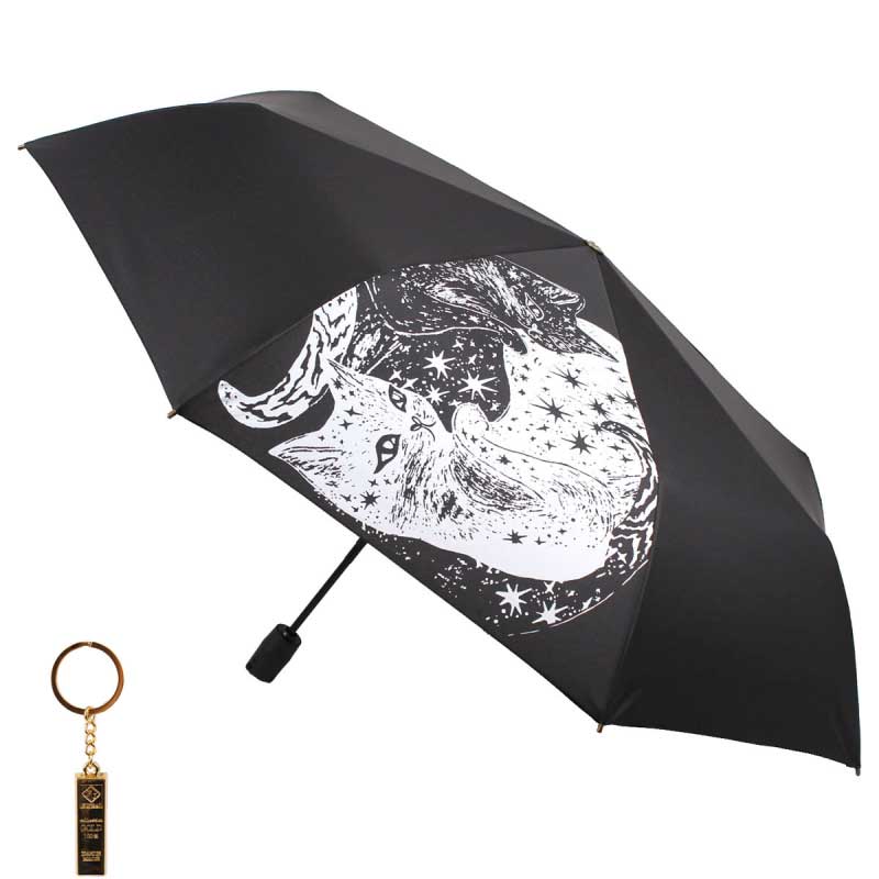 Зонт Flioraj Premium Yin-Yang 16071 FJ, цвет черный