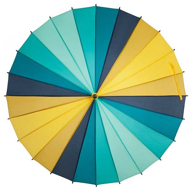 Зонт Molti Спектр Turquoise-Yellow 5380.48, цвет мультиколор