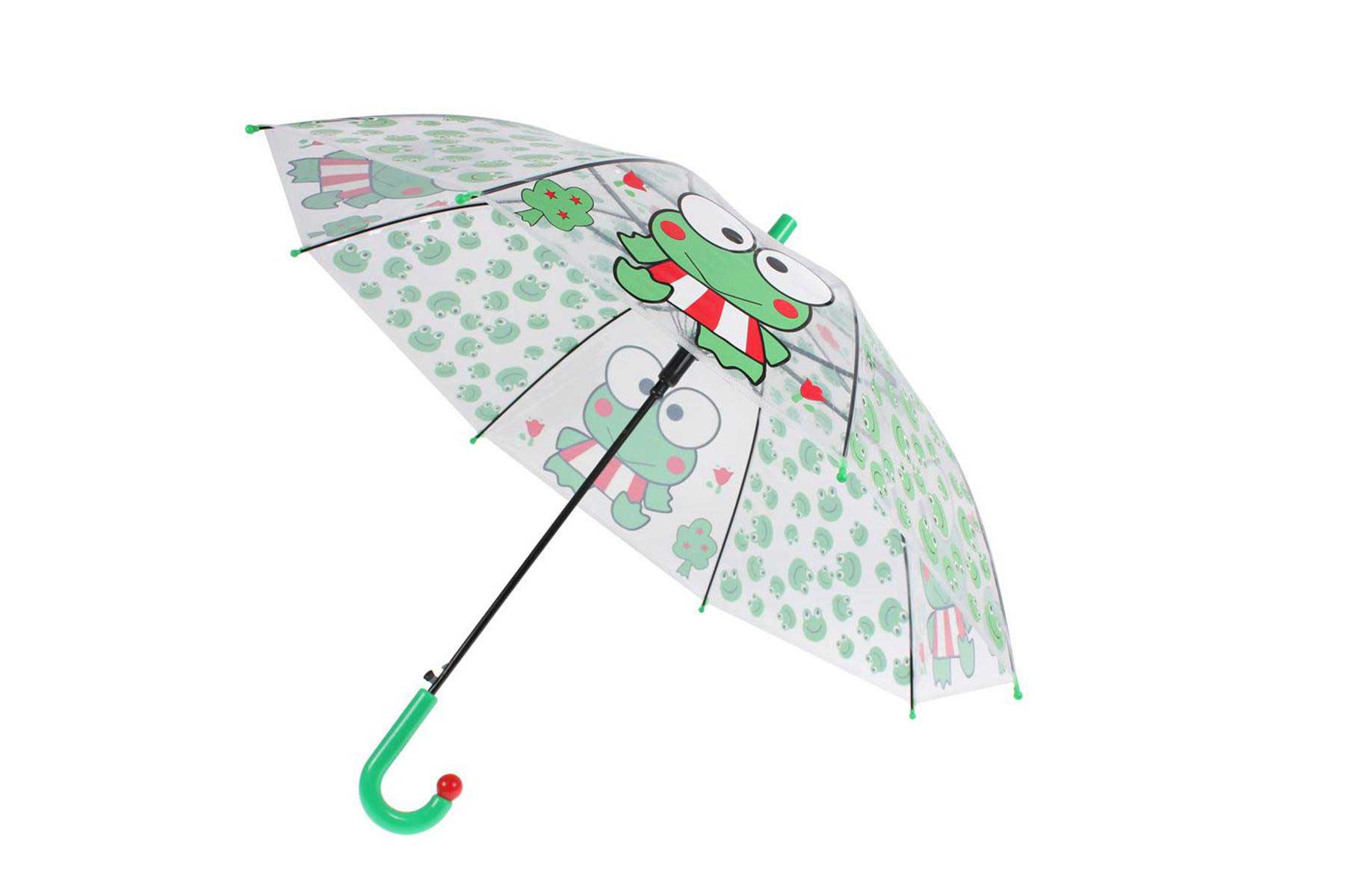 Зонт прозрачный Bradex «Лягушка», цвет принт/прозрачный