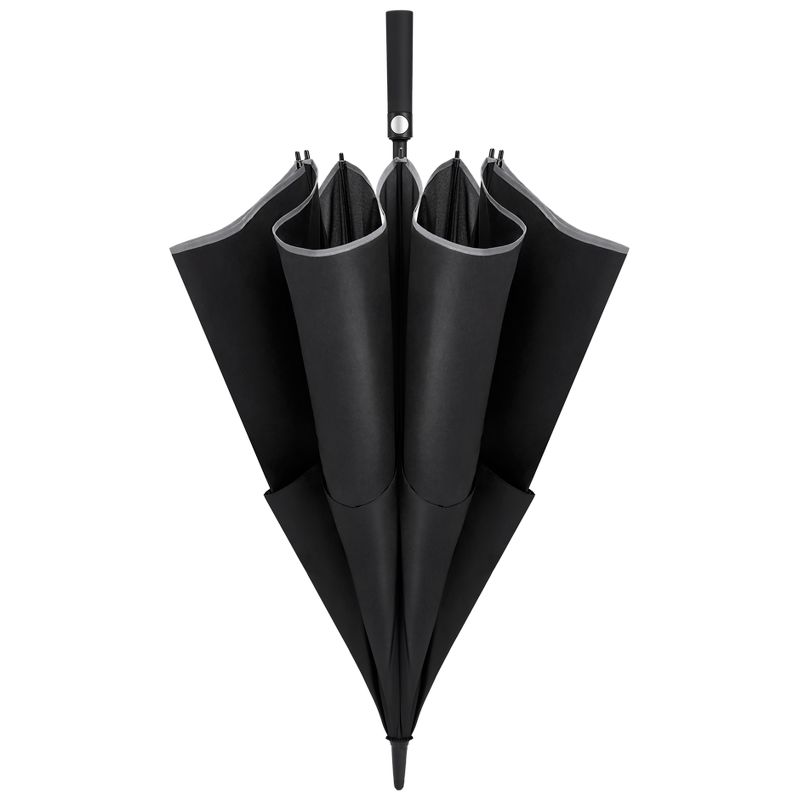Зонт Xiaomi Ninetygo Double-Layer Windproof Golf Automatic Umbrella Black, цвет черный