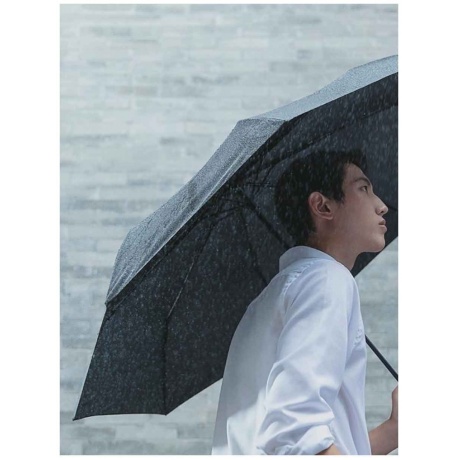 Зонт Xiaomi Ninetygo Oversized Portable Umbrella Automatic Version Dark Blue - фото 3