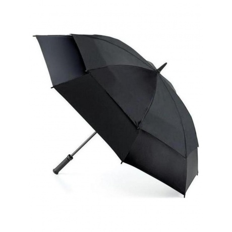 Зонт Fulton S669 гольфер мужской механический черный - фото 1