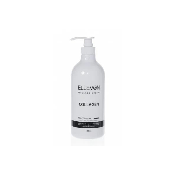 Крем массажный с коллагеном Ellevon Massage Collagen Cream, 1000 мл с дозатором