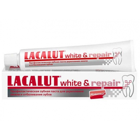 Зубная паста Lacalut White &amp; Repair 50 мл - фото 1