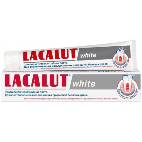 Зубная паста Lacalut White 75 мл - фото 1