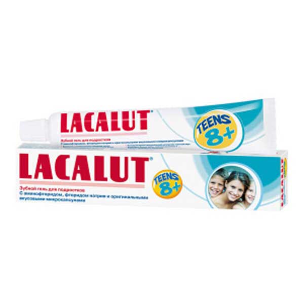 Зубная паста Lacalut Teens Зубной гель 8+ 50 мл