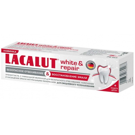 Зубная паста Lacalut White &amp; Repair 75 мл - фото 2