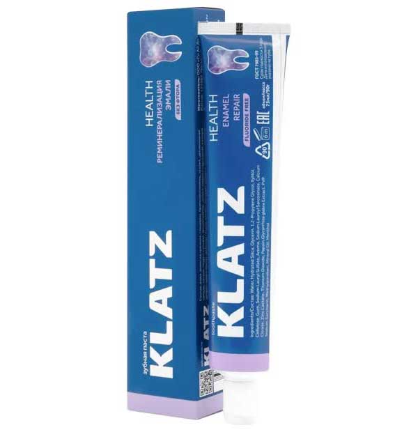 Зубная паста Klatz Health Реминерализация эмали 75мл