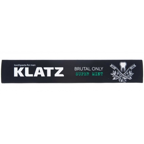 Зубная паста для мужчин Klatz Brutal Only Супер-мята 75 мл - фото 2