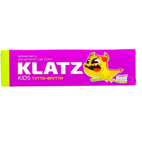Зубная паста Klatz Kids Тутти-фрутти 40 мл - фото 3