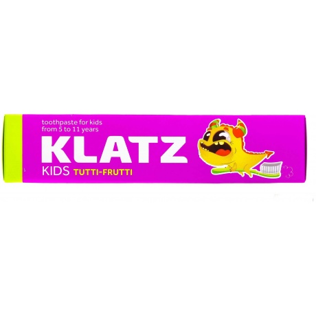 Зубная паста Klatz Kids Тутти-фрутти 40 мл - фото 4
