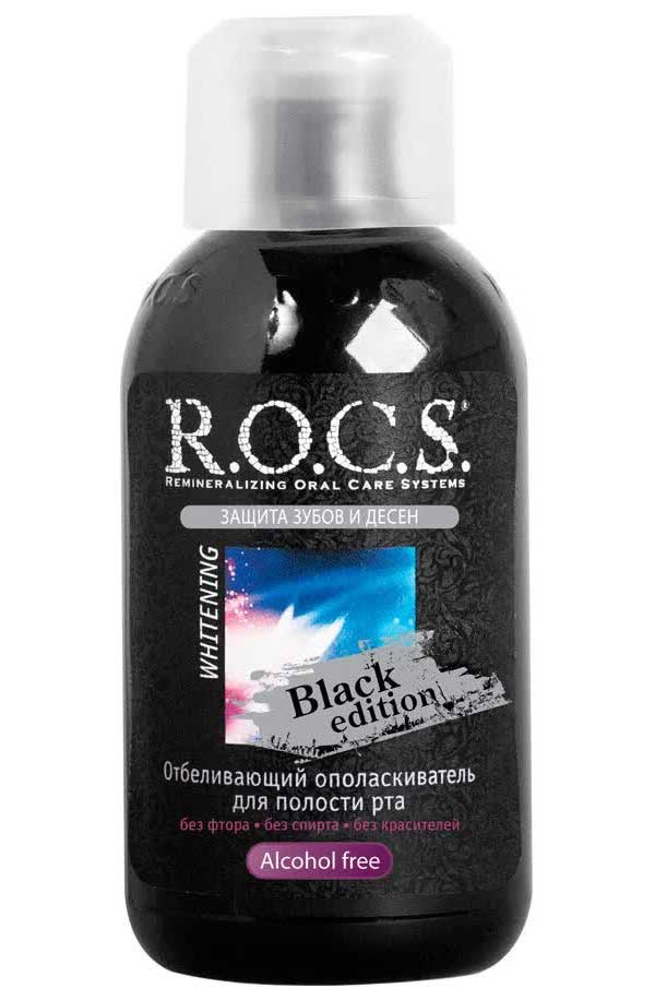 Ополаскиватель отбеливающий R.O.C.S.Black Edition 400 мл