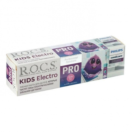 Зубная паста R.O.C.S. Pro &quot;Kids Electro&quot;, 45 гр - фото 1
