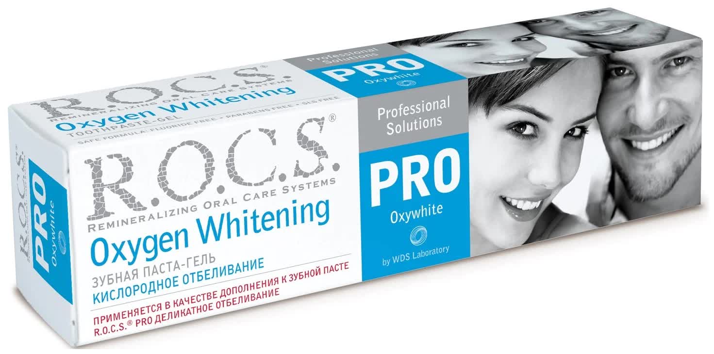 Зубная паста R.O.C.S. Pro Кислородное отбеливание 60 гр