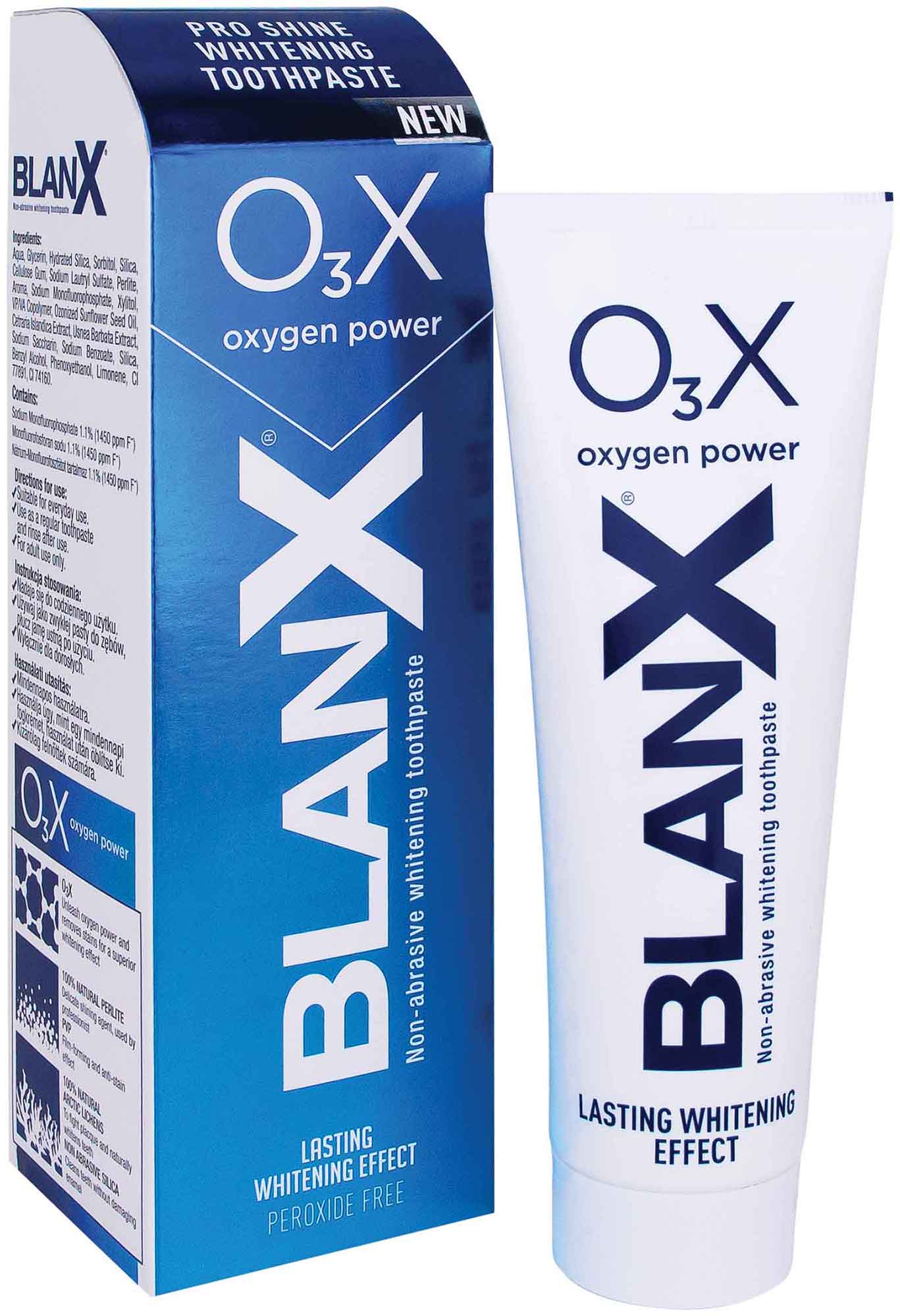 Зубная паста BlanX O3X Отбеливающая/Professional Toothpaste 75мл