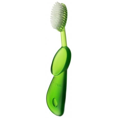 Щетка зубная классическая Radius Toothbrush Original (зеленая) (мягкая) (для левшей) - фото 3