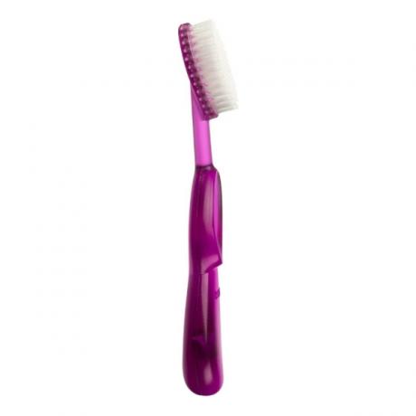 Щетка зубная классическая Radius Toothbrush Original (фиолетовая) (мягкая) (для левшей) - фото 2