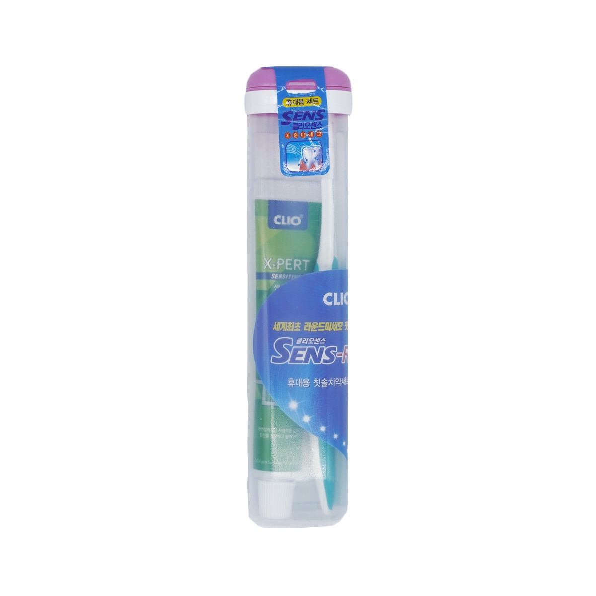 Набор зубная паста + щетка Clio New Portable Sense R + Expert Toothpaste