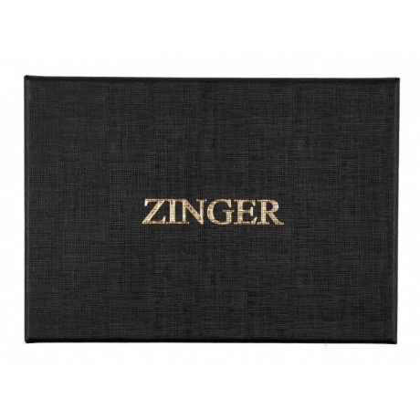 Маникюрный набор Zinger MSFE-201-G бордовый 7 предметов - фото 3