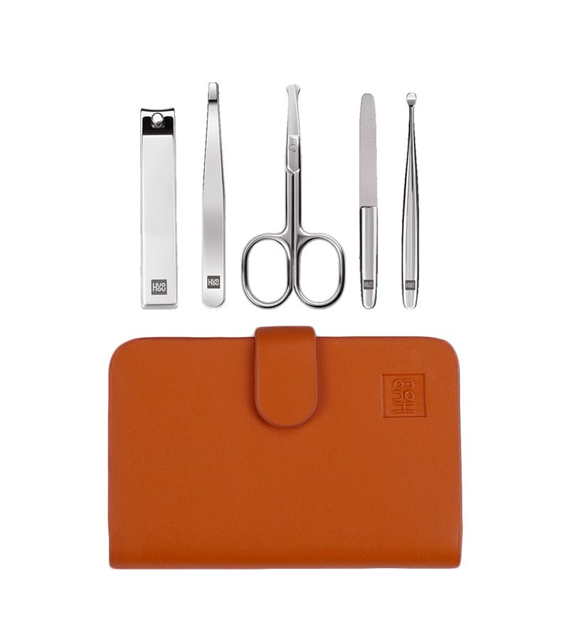 Маникюрный набор Xiaomi Huohou Stainless Steel Nail Knife Clipper Set - фото 1