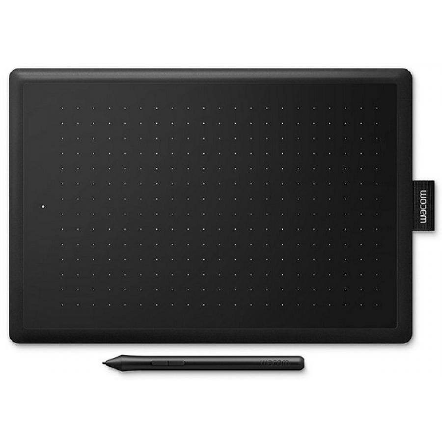 Графический планшет One by Wacom medium черный/красный (CTL-672-N) графический планшет wacom ctl 672 n