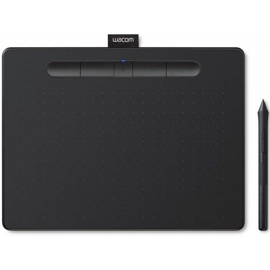 Графический планшет Wacom Intuos M Bluetooth Black (CTL-6100WLK-N) графический планшет one by wacom medium черный красный ctl 672 n