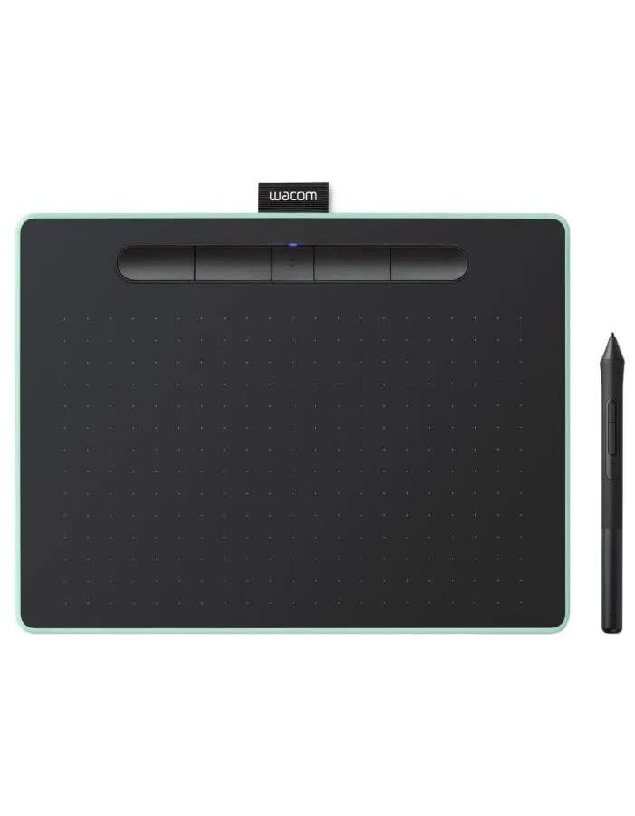 Графический планшет Wacom Intuos M Bluetooth Pistachio (CTL-6100WLE-N) графический планшет wacom сintiq 22 черный