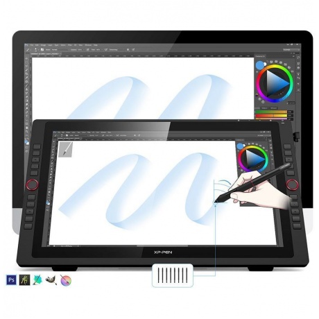 Графический планшет XP-Pen Artist 22R Pro черный - фото 6