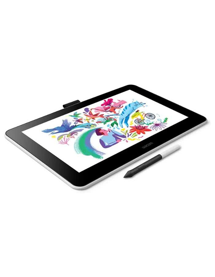 Графический планшет Wacom One Creative Pen Display DTC133 графический планшет wacom cintiq pro 27 dth271 26 9 ultra hd 4k 120гц чёрный