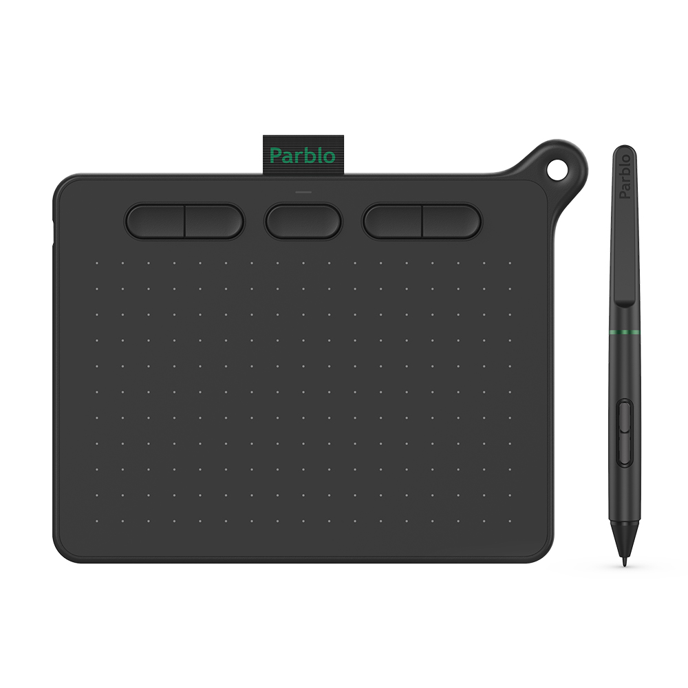 графический планшет parblo ninos s зеленый Графический планшет Parblo Ninos S USB черный