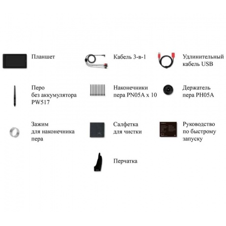 Графический планшет Huion KAMVAS 13 Midnight Green - фото 18