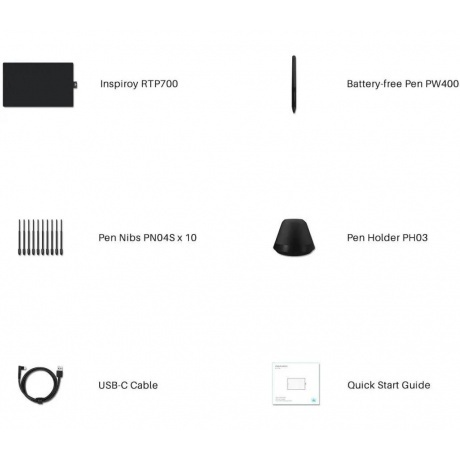 Графический планшет Huion Inspiroy RTP-700 Blue - фото 10