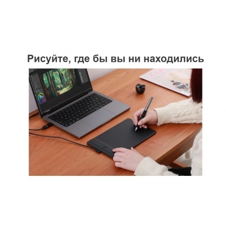 Графический планшет Huion INSPIROY 2 S H641P Black - фото 15