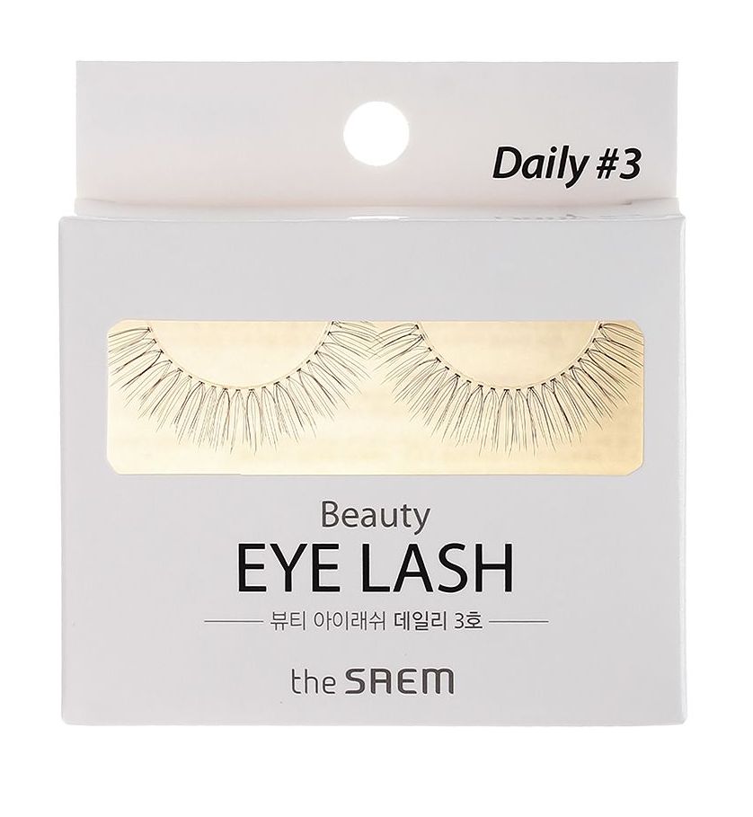 Накладные ресницы The Saem Beauty Eye Lash Daily 03, цвет черный