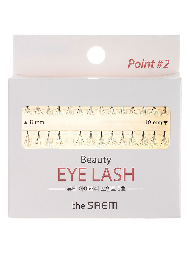 Накладные ресницы The Saem Beauty Eye Lash Point 02, цвет черный