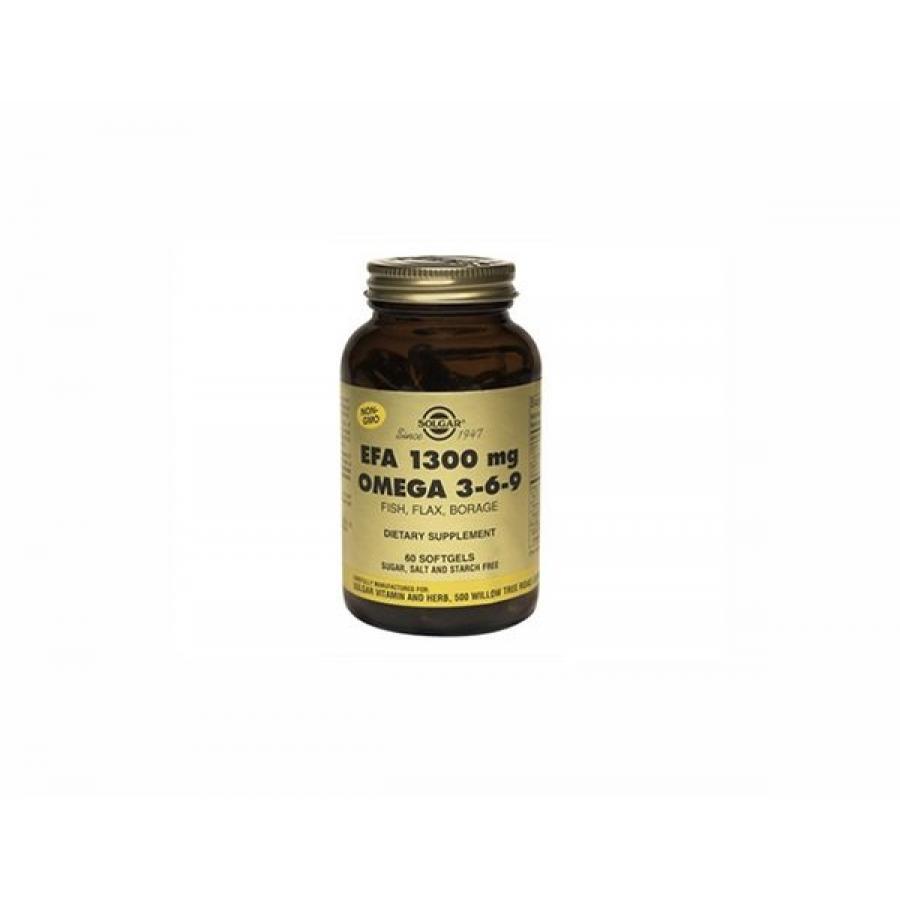 Солгар Комплекс жирных кислот и витамина Е 60 капсул (Solgar, Жиры и жирные кислоты)
