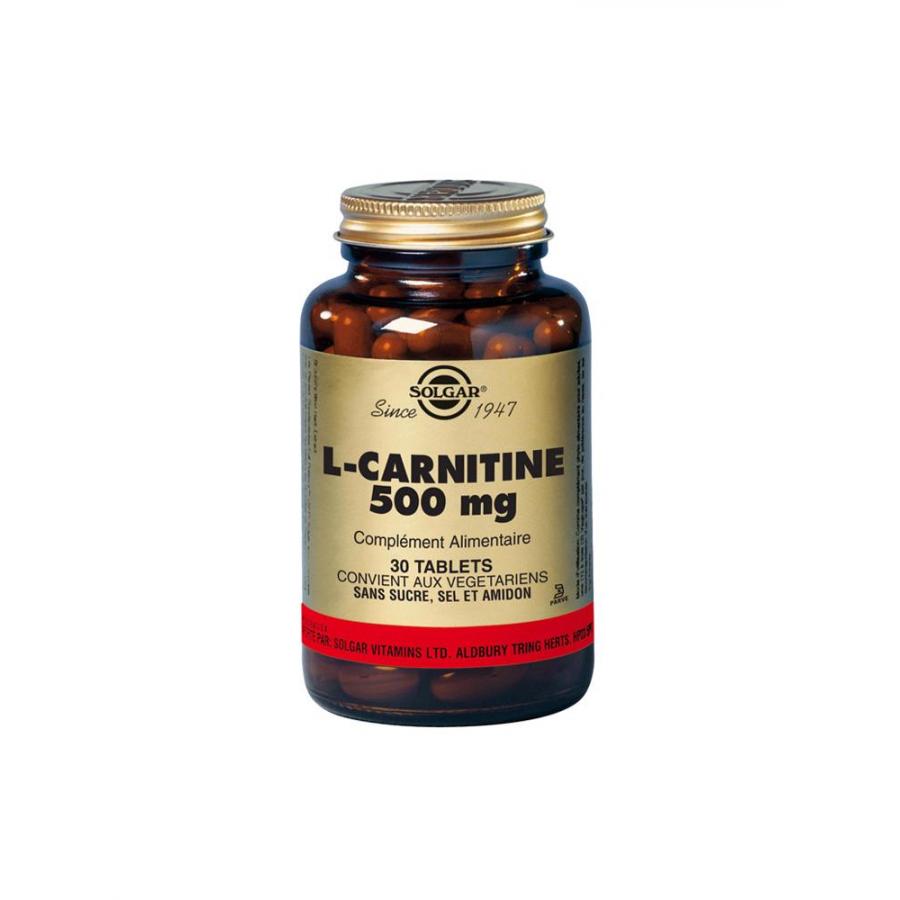 Солгар L-Карнитин, 500 мг таблетки 30 шт. (Solgar, БАД)