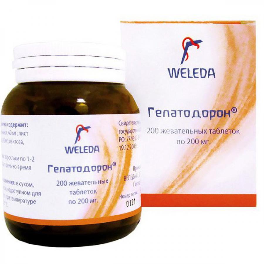 Weleda Гепатодорон №200 биологически активная добавка к пище для поддержания функций печени