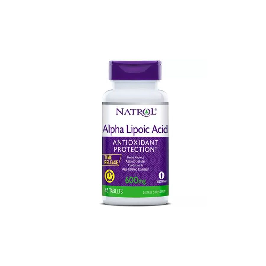 Natrol Alpha Lipoic Acid 600 мг TR Нейтральный 45 табл.