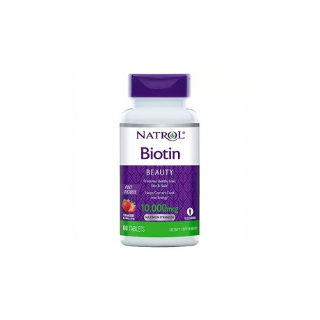 Natrol Biotin 10000 мкг FD Нейтральный 60 табл. - фото 1
