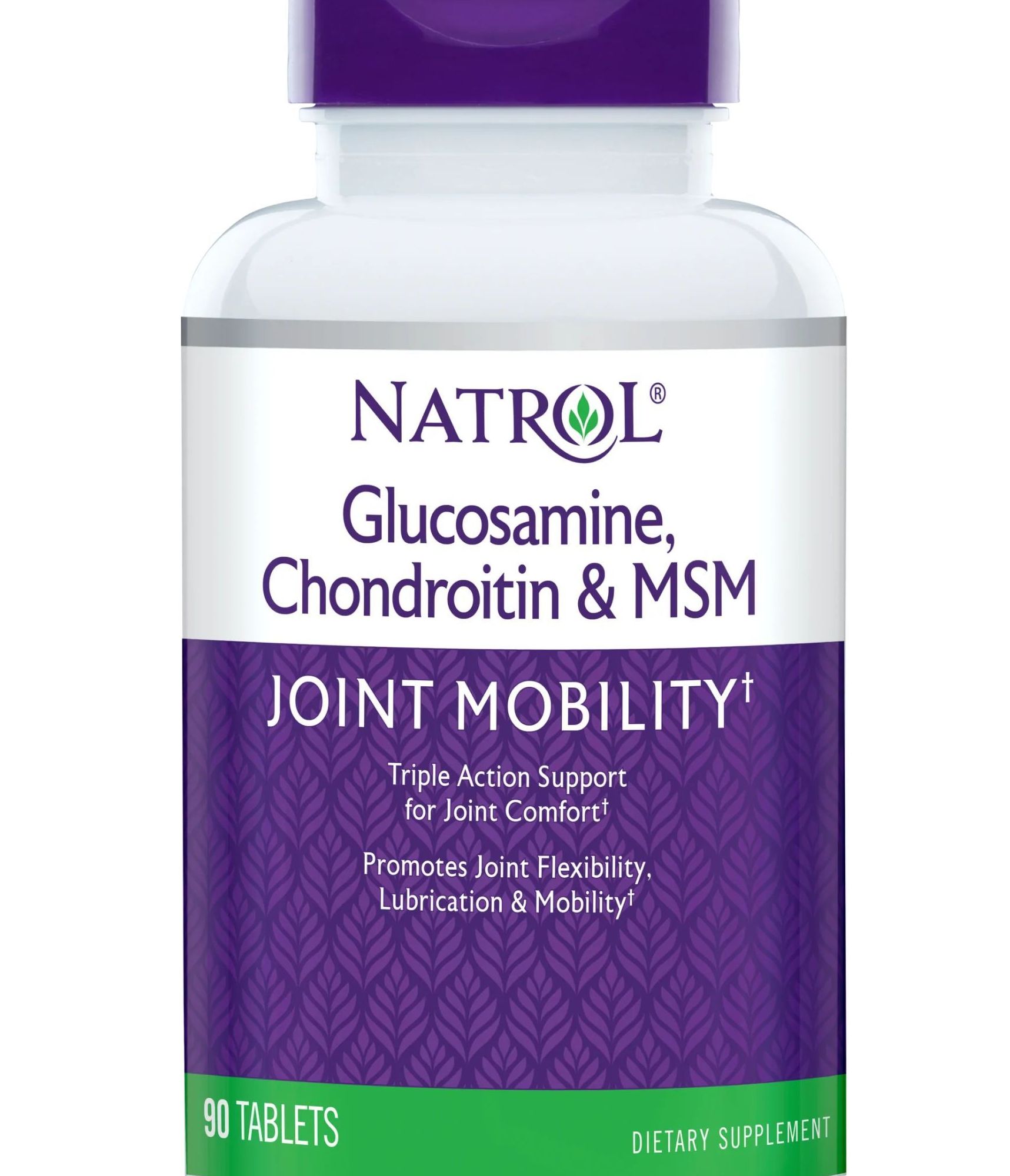 Natrol Глюкозамин Хондроитин и МСМ Glucosamine Chondroitin MSM 90 табл